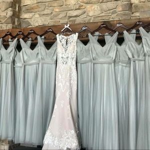 eucalyptus bridesmaid dress